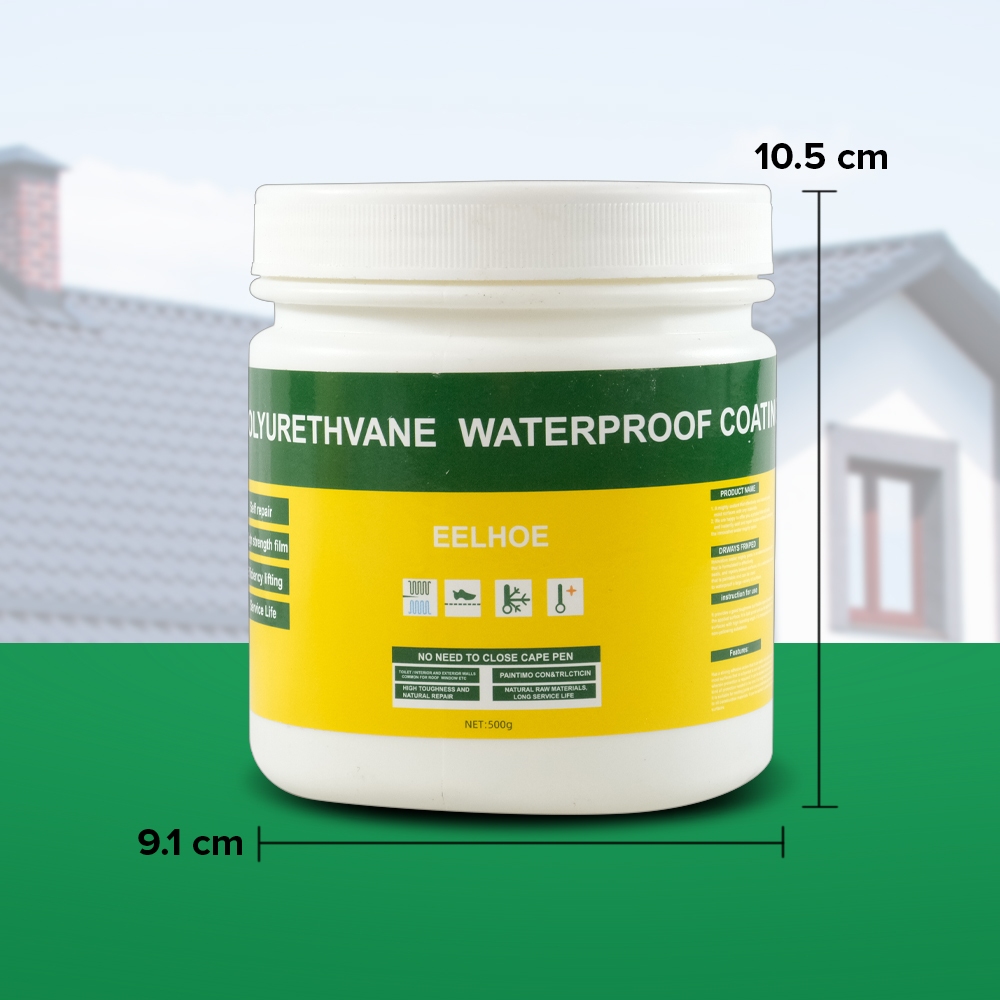 Lem Anti Bocor Rembes Waterproof Coating 0,5kg 1kg Transparan Pelapis beton Dinding Water Proof