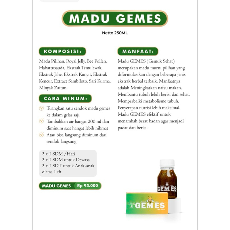 

Madu Gemes