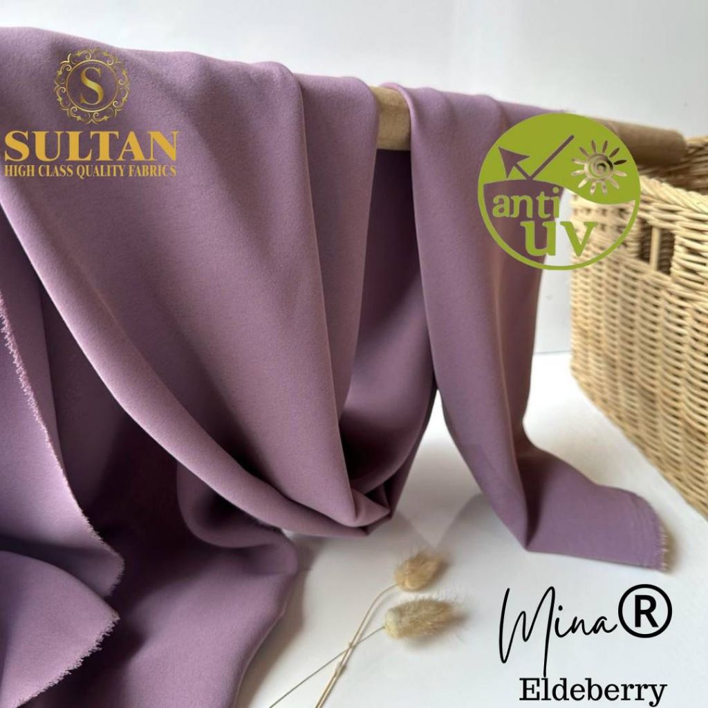 KAIN SULTAN MINA ANTI UV UPF 80 POLOS Reguler Original