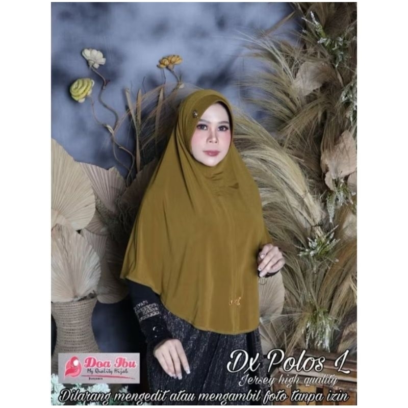 307 HIJAB INSTANT DOA IBU PED ANTEM JUMBO L JERSEY HQ FREE BROSS ORY BY BU NYAMIN
