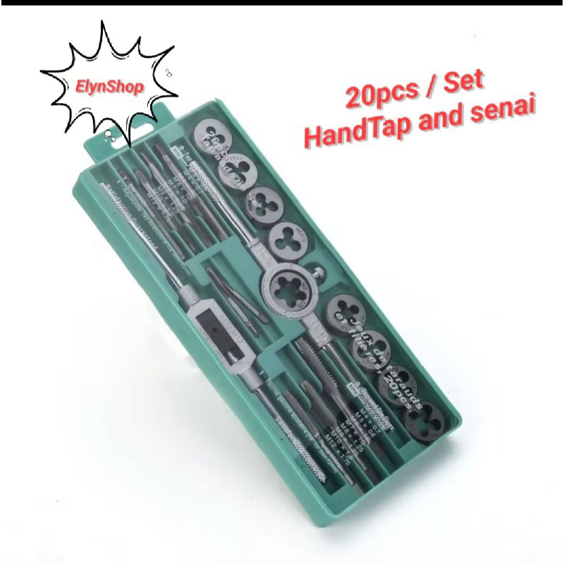 Box Hijau 20pcs / Set HandTap And Senai