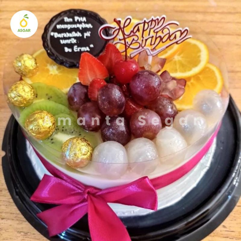 

Pre Order Hampers Cake Puding Buah Ulang Tahun Happy Birthday Gratis Topper Cokelat dan Kartu Ucapan