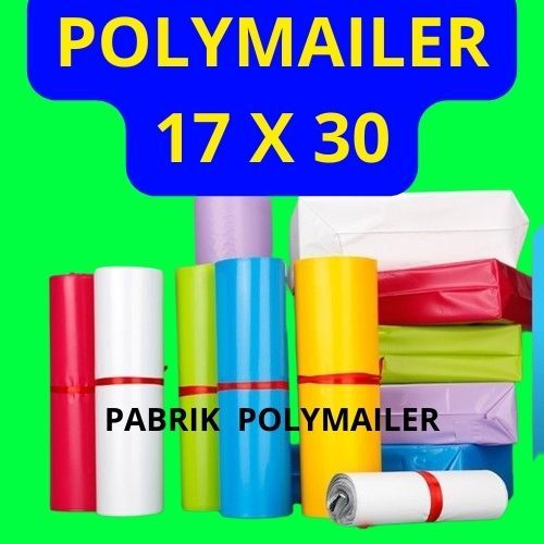 

Polymailer Warna Ekonomis [17x30] isi 100 pcs - Polymailer Lem Warna Pastel