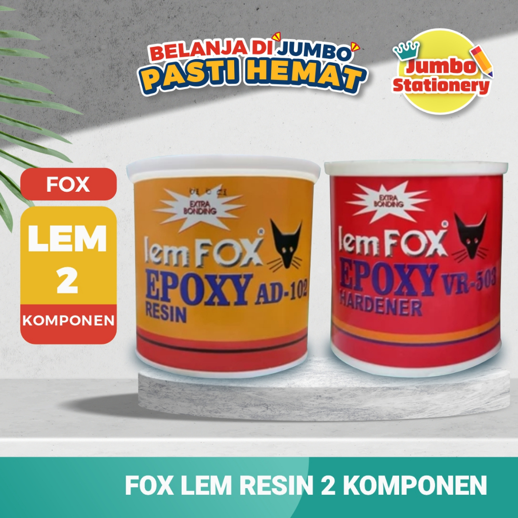 LEM FOX EPOXY resin hardener VR-503 LEM 2 Komponen