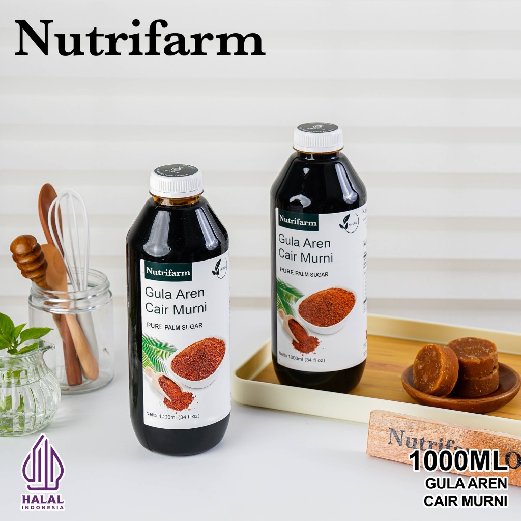 

NUTRIFARM GULA AREN CAIR 1000ML ASLI 100% PREMIUM UNTUK KOPI 1 LITER 1KG 5KG/PALM SUGAR PREMIUM ORGANIK