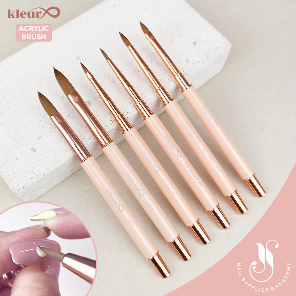 

KODE K16E Kleur 3D Acrylic Brush Flower Kuas Akrilic Kolinsky