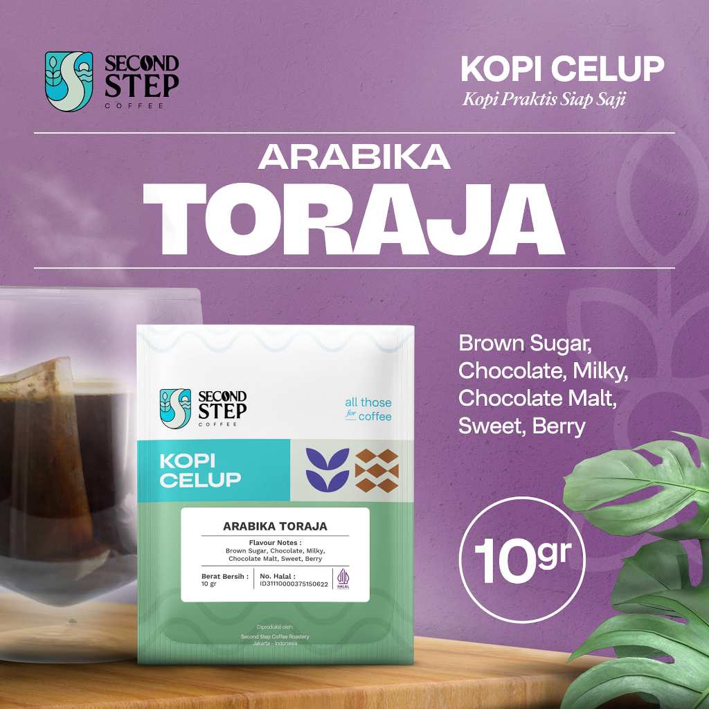 

Kopi Celup Arabika Toraja Arabica Coffee Sachet Asli Murni Tanpa Ampas