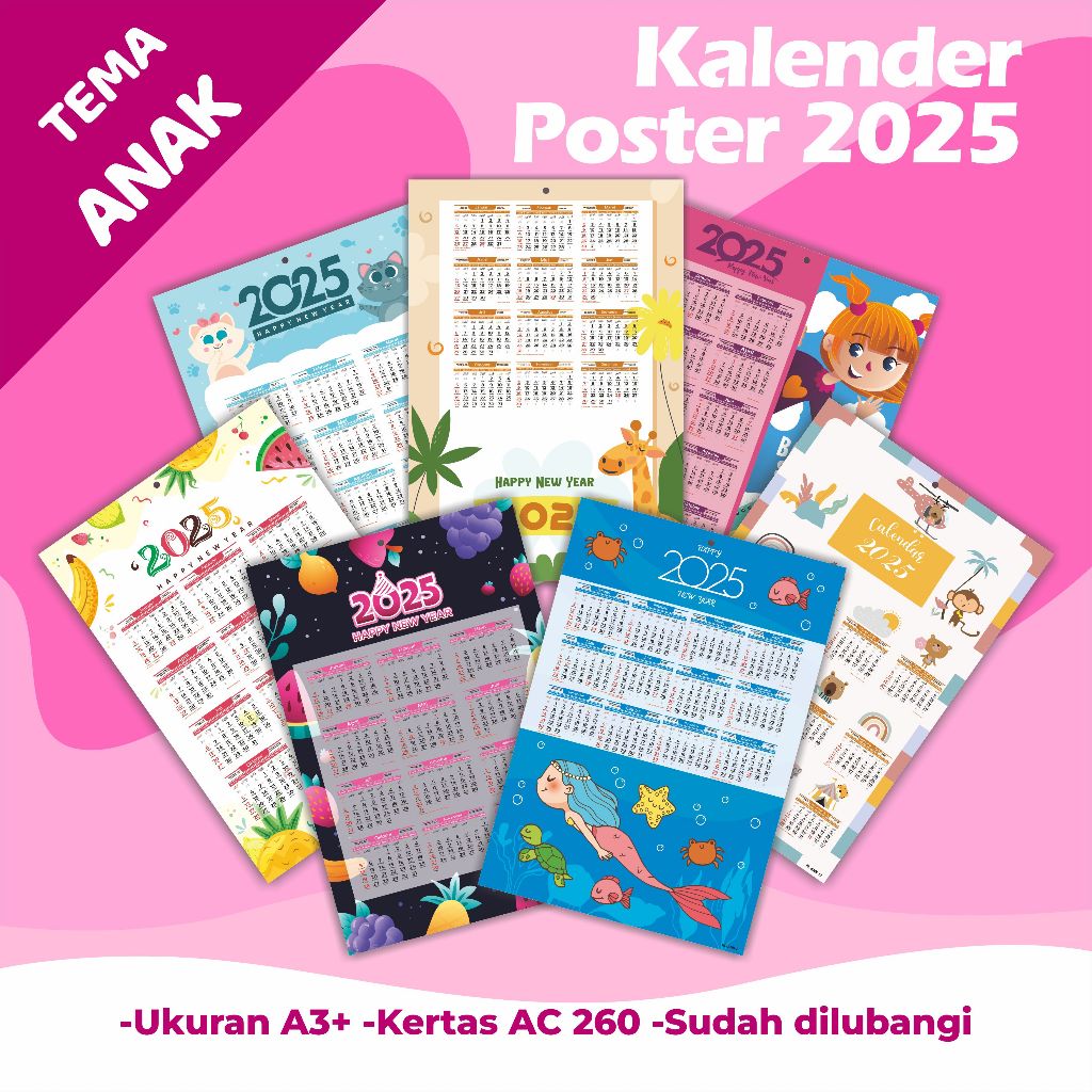 

KALENDER POSTER ANAK - kalender poster - kalender dinding