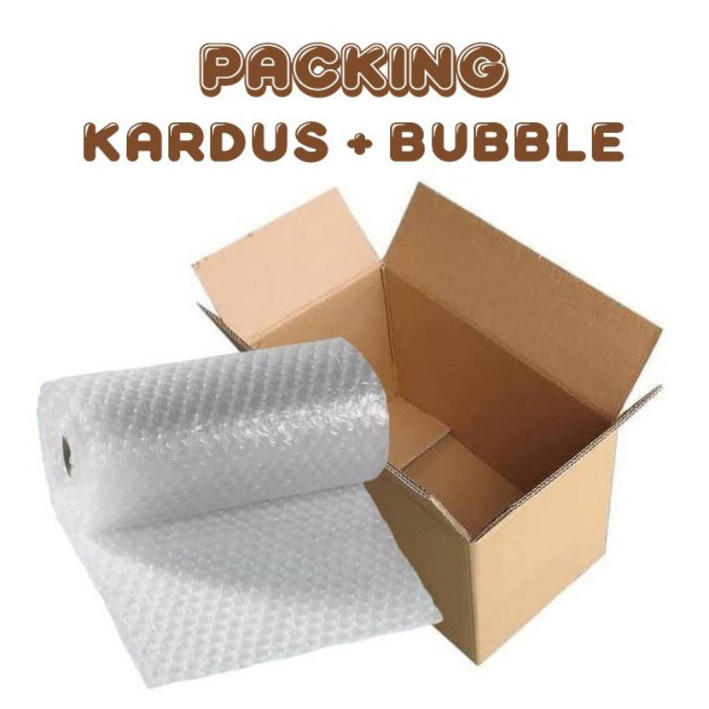 

packing kardus dan bubble
