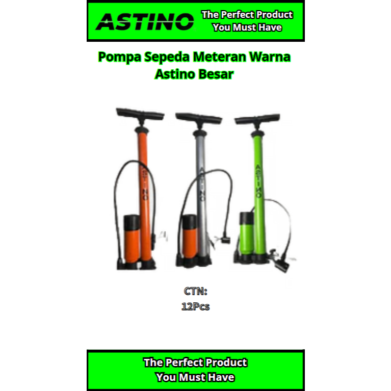 TERBARU 2024 Floor Pump Pompa Sepeda United PM 8800 PM-8800 PM8800 Pompa Angin Ban