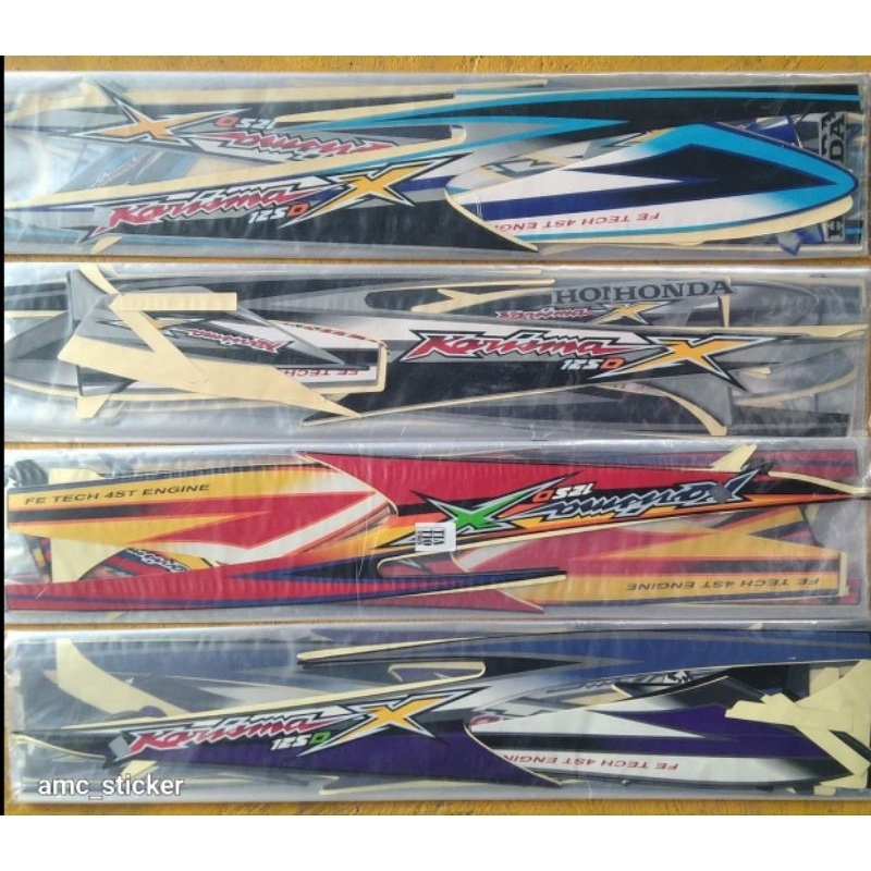 Striping karisma 125 x Sticker karisma x