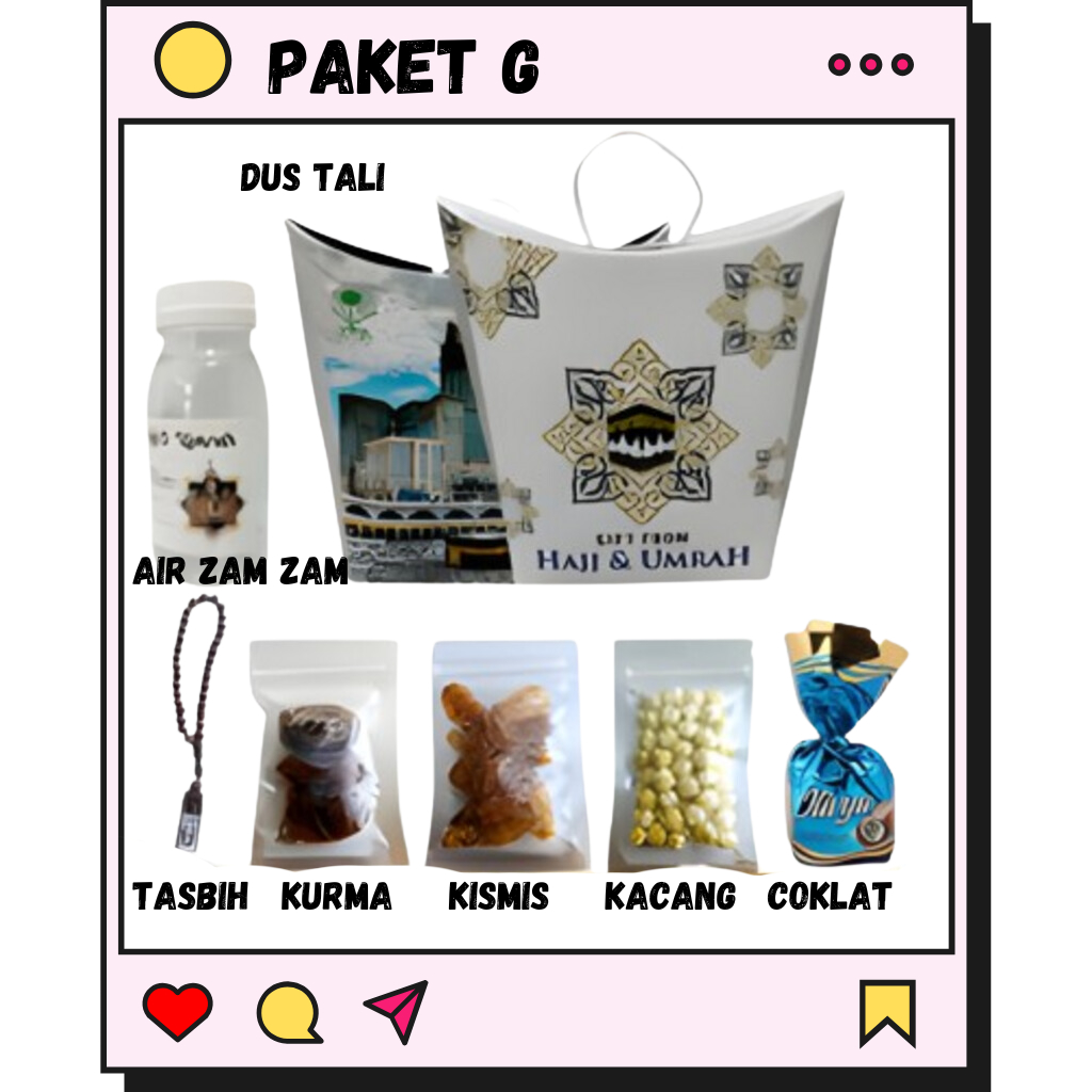 

Paket oleh oleh haji dan umroh paket dus tali paket combo lengkap