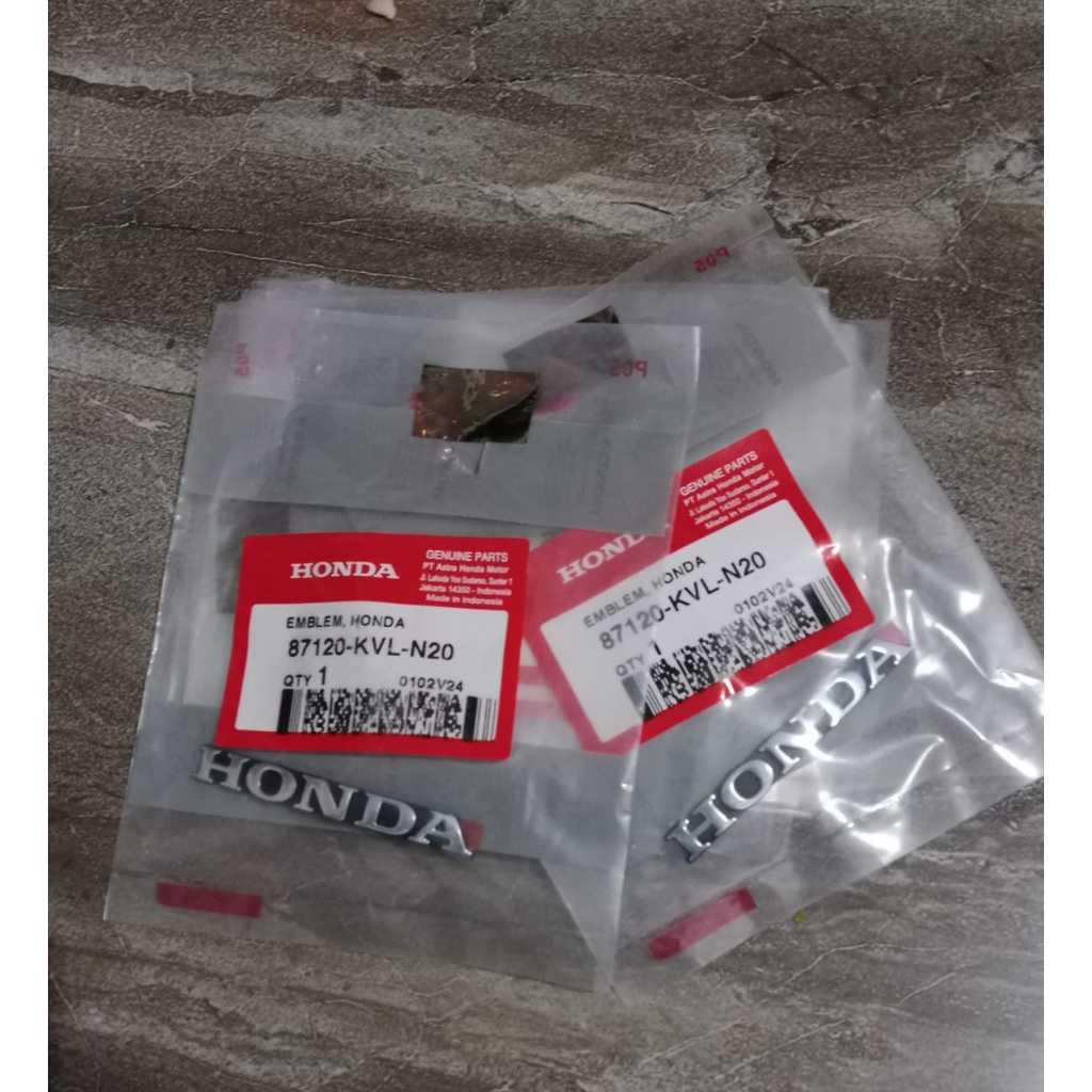 AHM 87120-KVL-N20 Emblem Visor Honda Supra X 125 PNP Vario 125-150