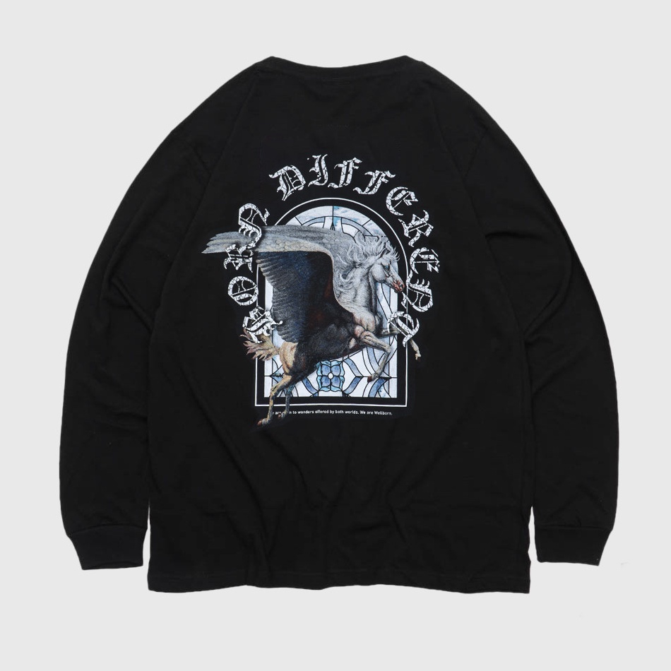 Wellborn Steed LS Black Tshirt