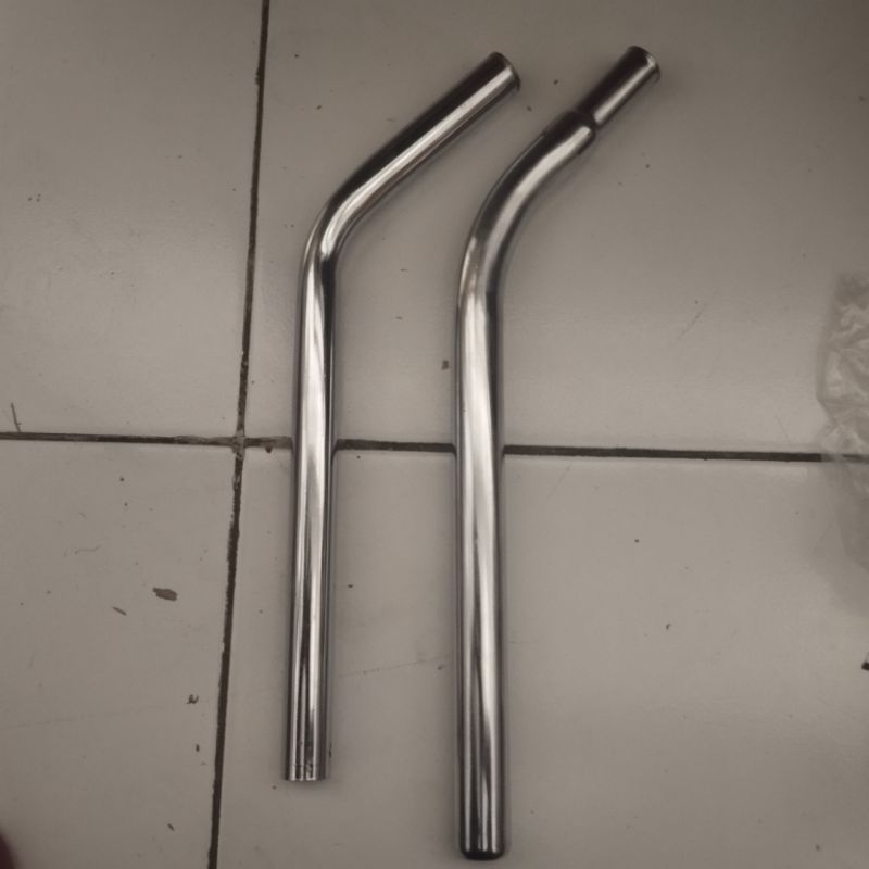 seatpos bengkok tiang sadel bmx besi