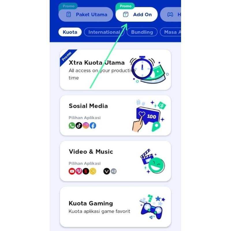 PAKET XL UNLIMITED LIMITE 400GB
