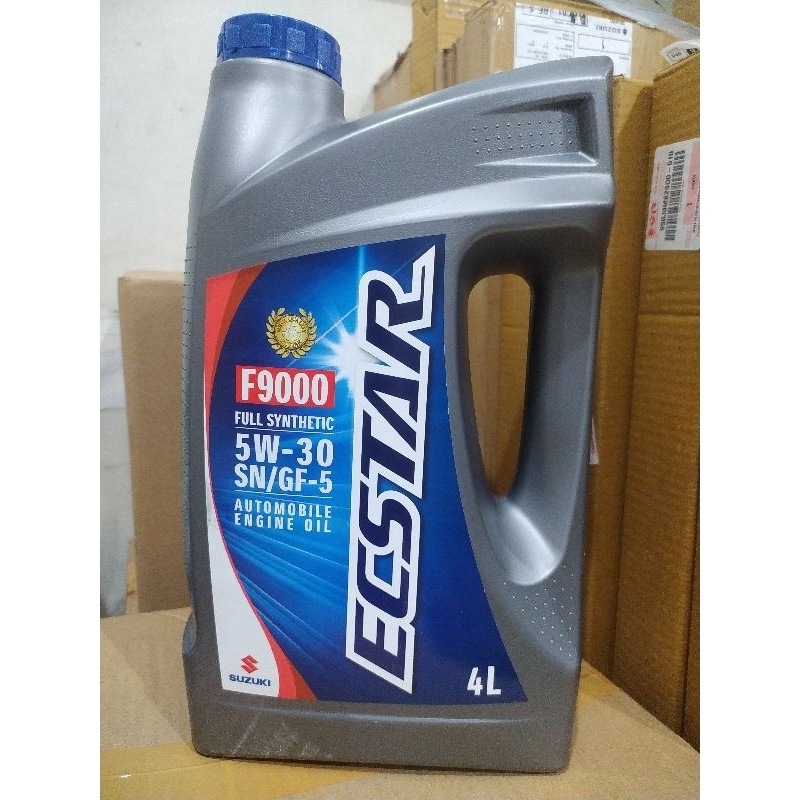 Oil Mesin ECSTAR 5W-30 SN F9000 ( isi 4 Liter )