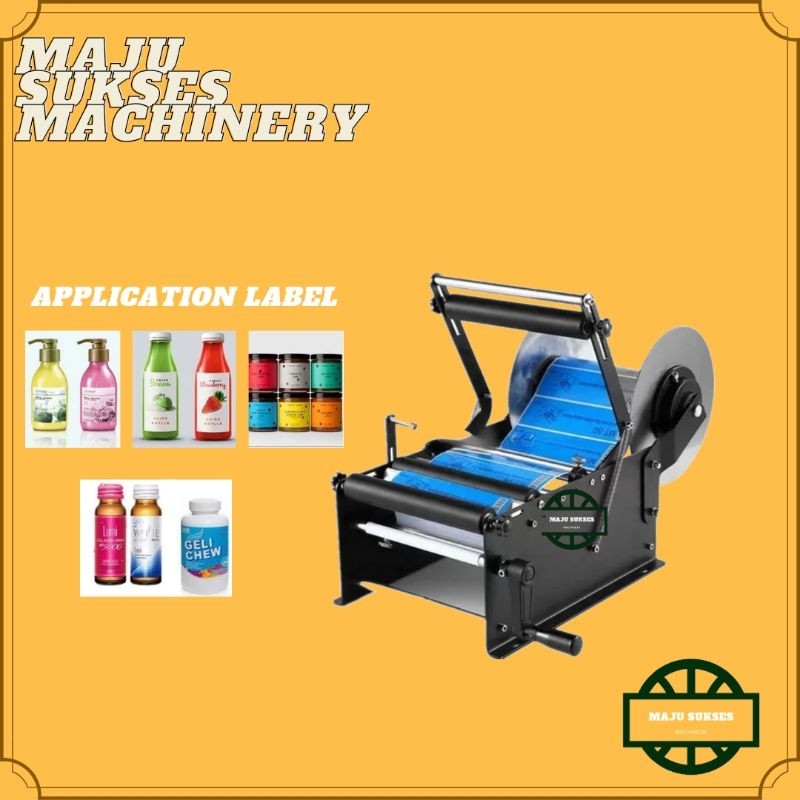 

Mesin Labeling Stiker Botol/ Manual Bottle Sticker Labeling Machine