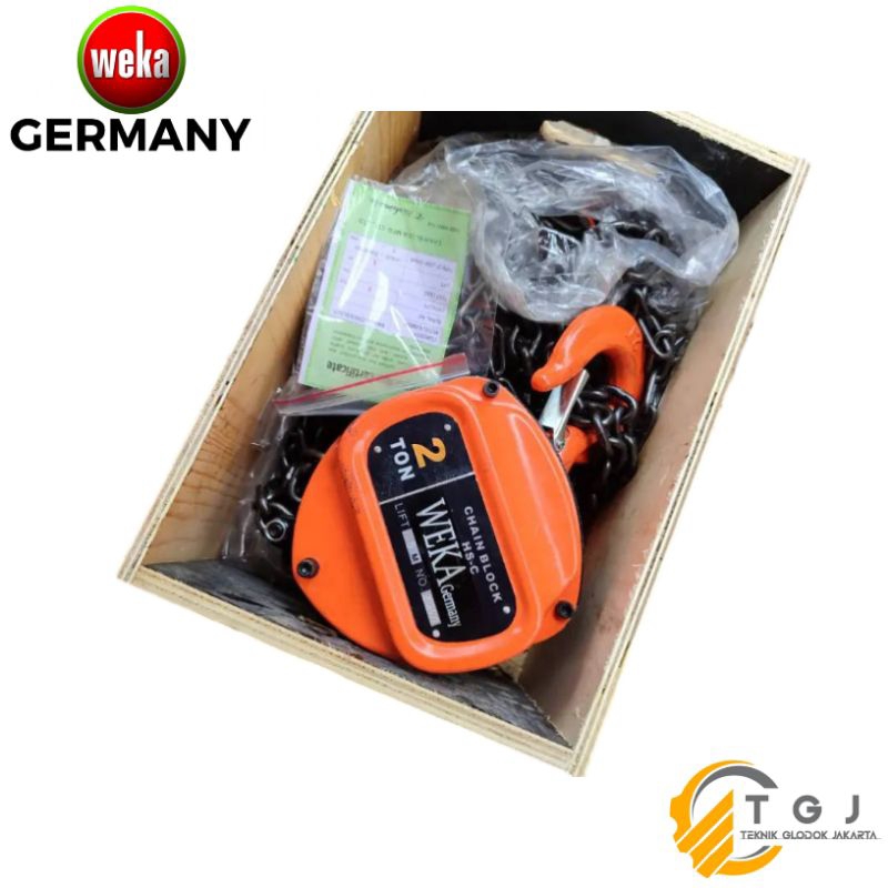 Chain Block 2 Ton x 3 Meter Tackle 2 Ton / Takel 2 Ton / Katrol 2 Ton
