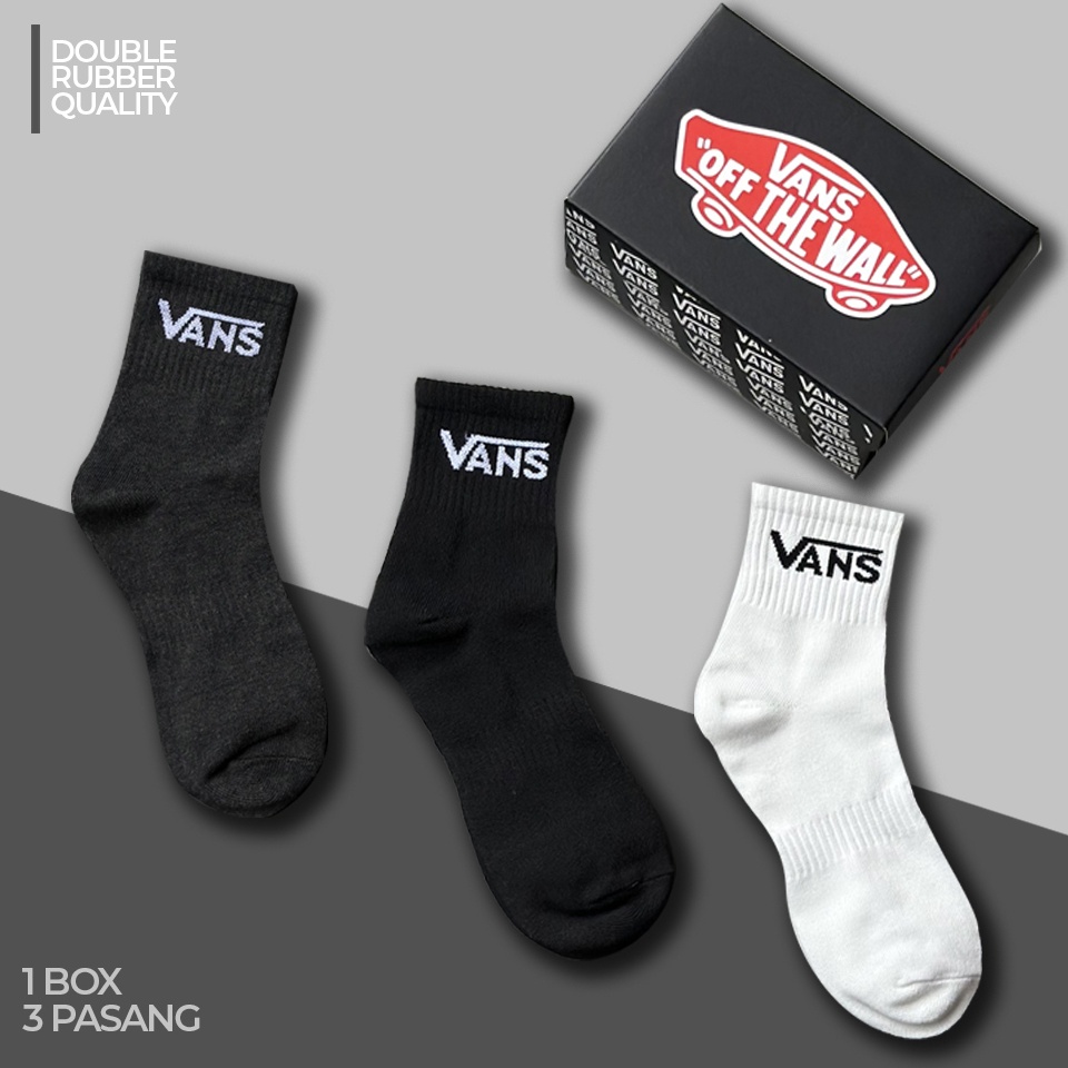KODE Q27R VANS SOCK QUARTER ORIGINALVANS SOCK QUARTER KAOS KAKI VANS ORIGINAL INDONESIA BNWB 1
