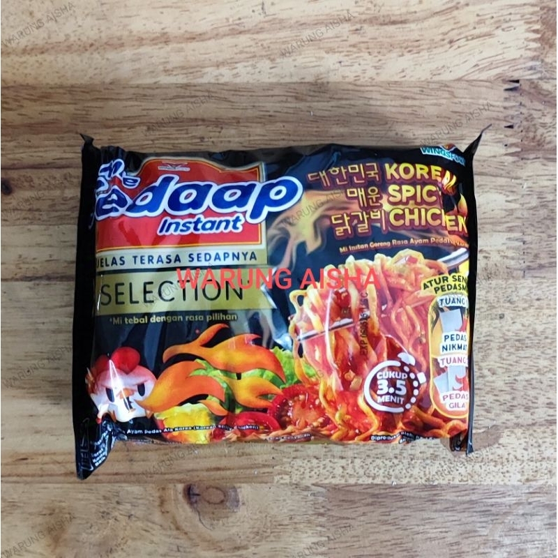 

Mi Instan Mie Sedaap Korean Spicy Chicken 87 gr