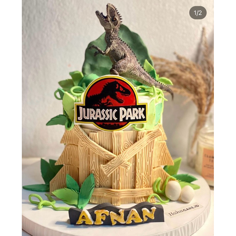 custom cake dino/dino cake ultah anak/ kue ulang tahun anak dino