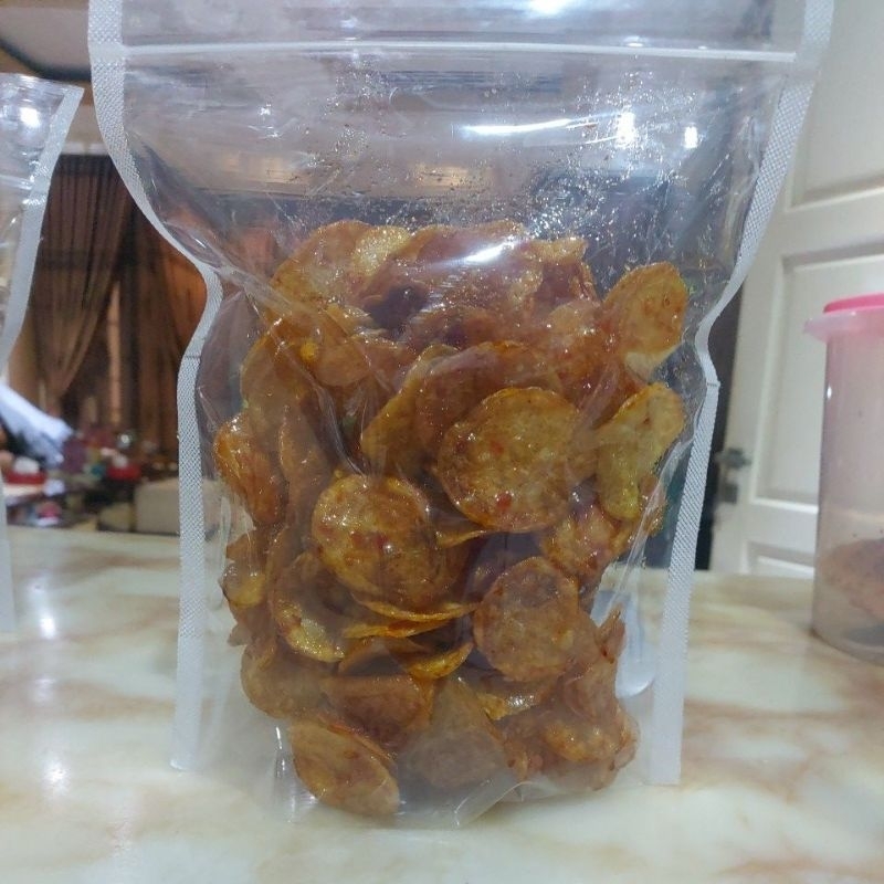 

kentang krispi pedas manis