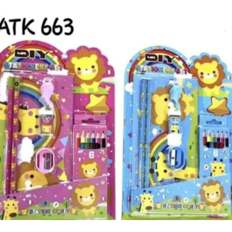 

Set Alat Tulis isi 6 Peralatan Tulis Anak Stasionary Hadiah
