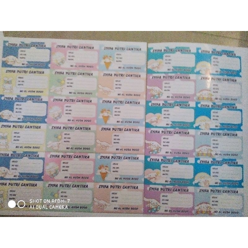 

CETAK STICKER VYNIL PLUS CUTTING