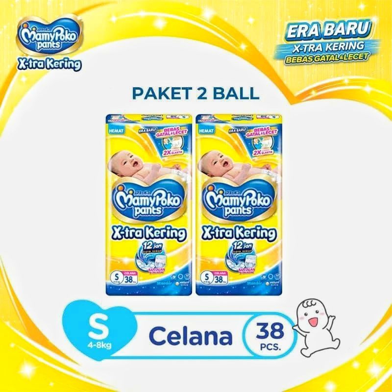 Mamypoko 2Ball S38//M32//L28//XL26 // Mamypoko CuciGudang// Mamypoko Murah//Mamypoko Promo