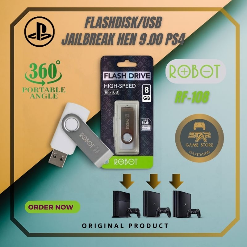 Flashdisk Usb Jailbreak Ps4 Hen 9.00