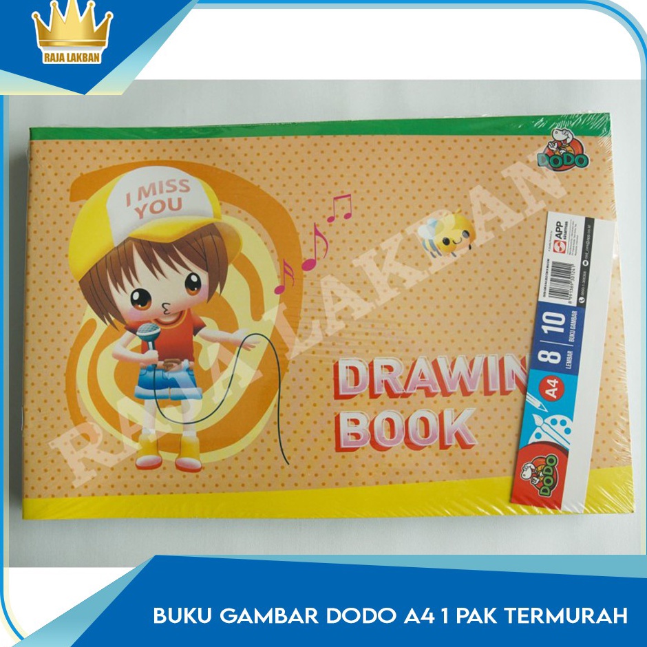 

KODE Q54U Buku Gambar DODO A4 1 Pak TERMURAH