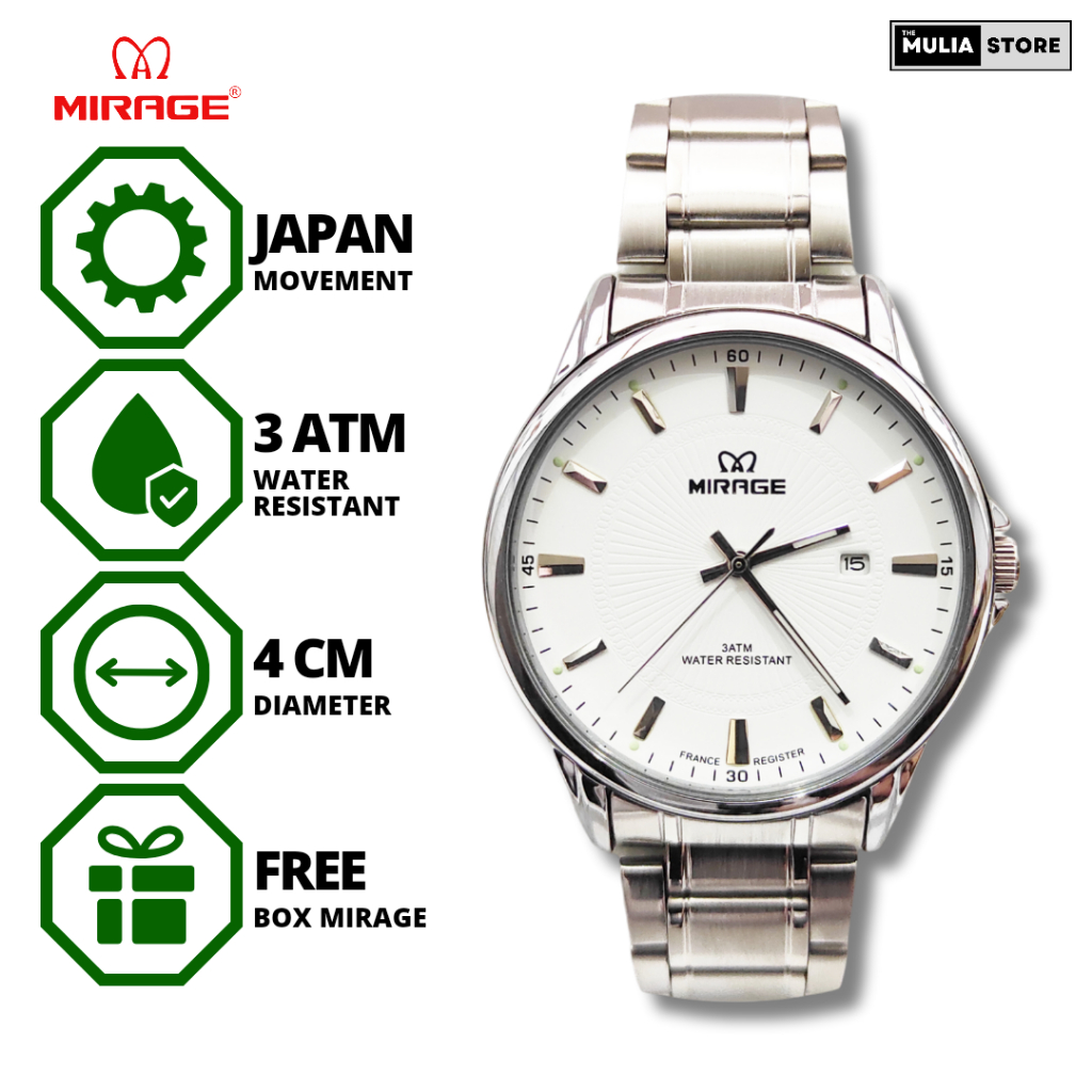 Jam Tangan Pria Mirage Original 8815 M Analog