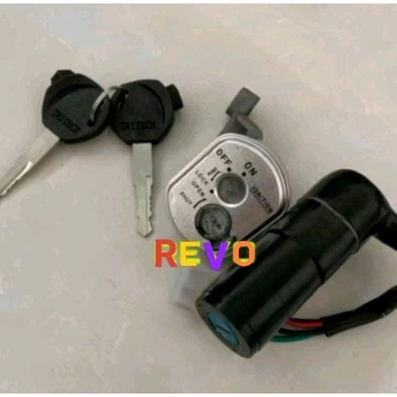 KUNCI MOTOR / KUNCI KONTAK SET ASSY REVO