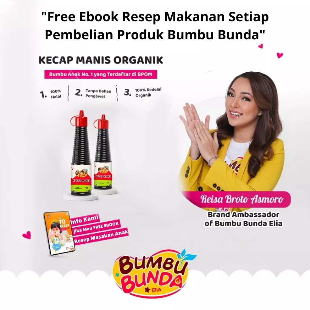 

Promo Diskon 3 Bumbu Bunda Kecap Manis Organik 14ml A115