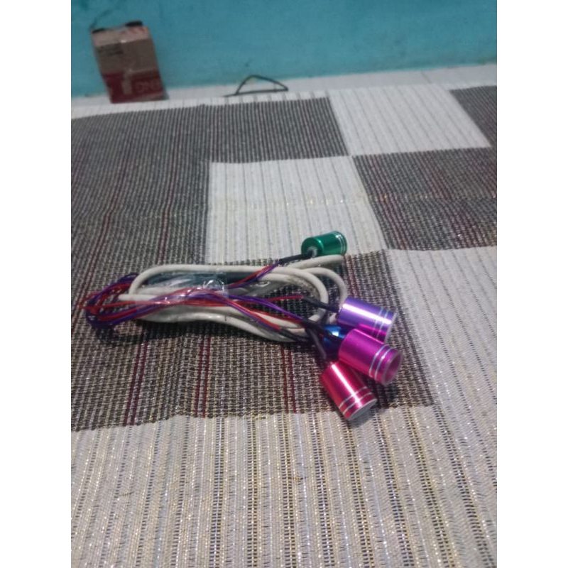 lampu lighting miniature sound USB isi 5 lampu