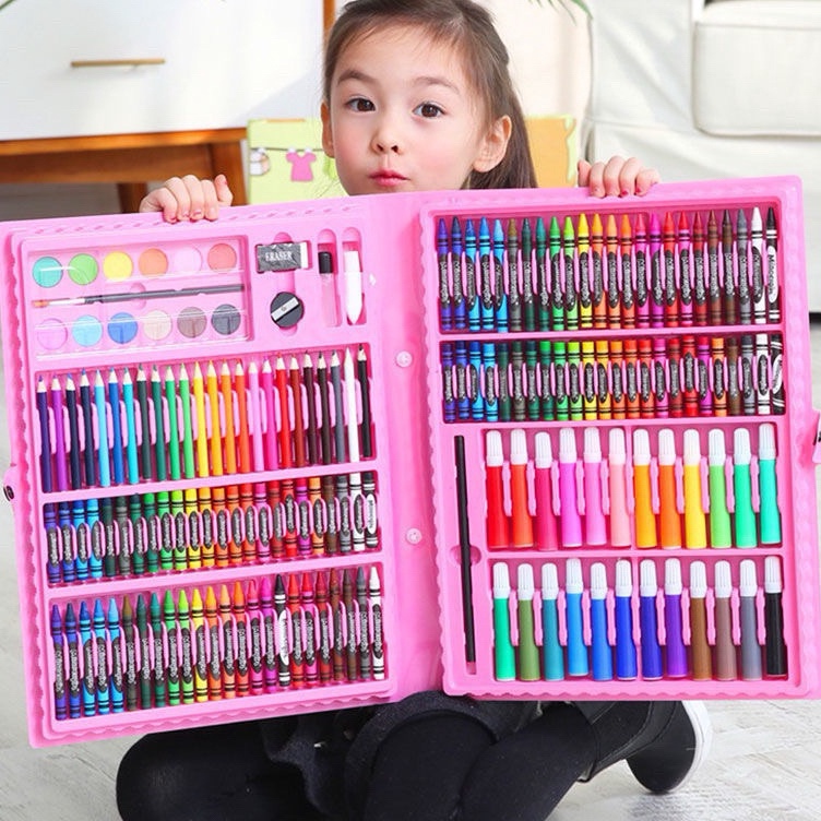 

Garansi Murah Crayon Set Anak isi 15Pcs Cat Air Mewarnai Set menggambar