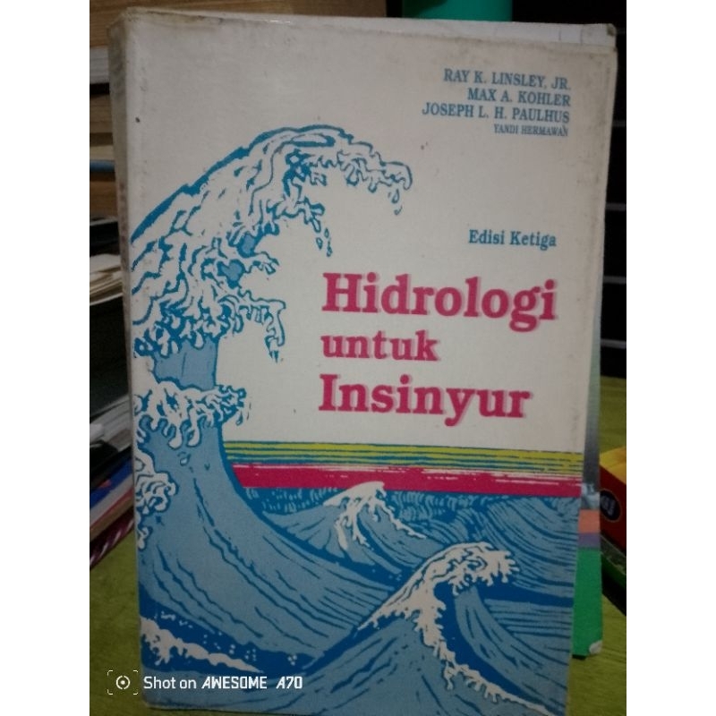 buku bekas original hidrologi untuk insinyur