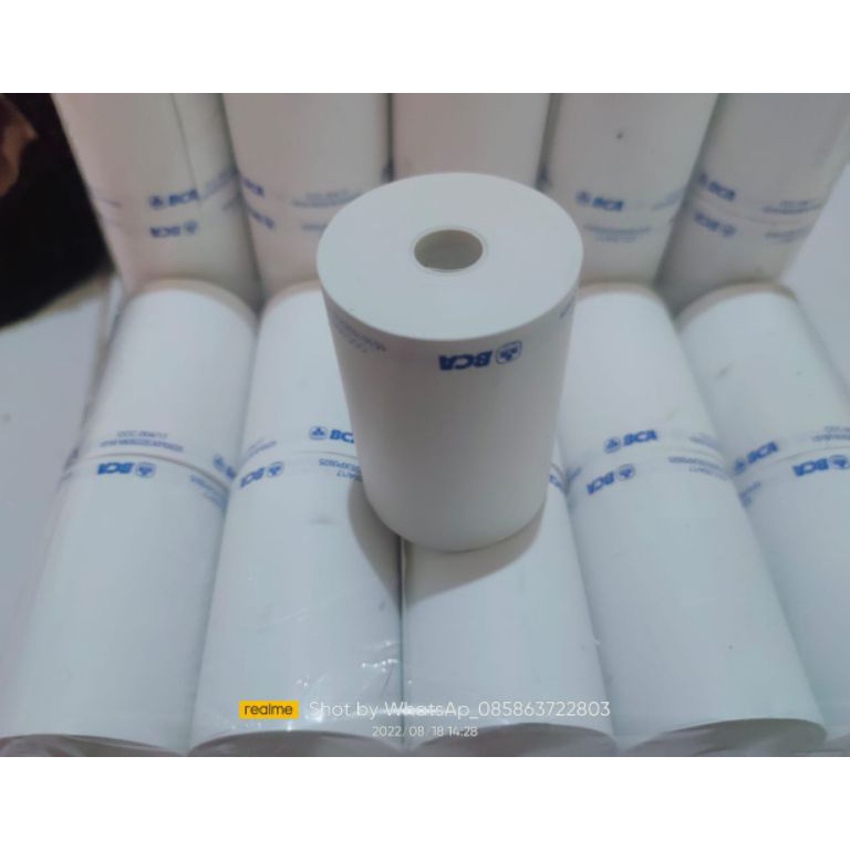

Grosir Meriah paket 1 Roll KERTAS KASIR THERMAL LOGO 58X4 BERLOGO SEPERTI DI GAMBAR