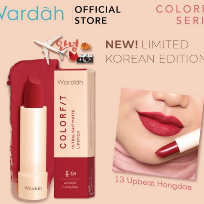 Wardah Colorfit Ultralight Matte Lipstik Korean Edition