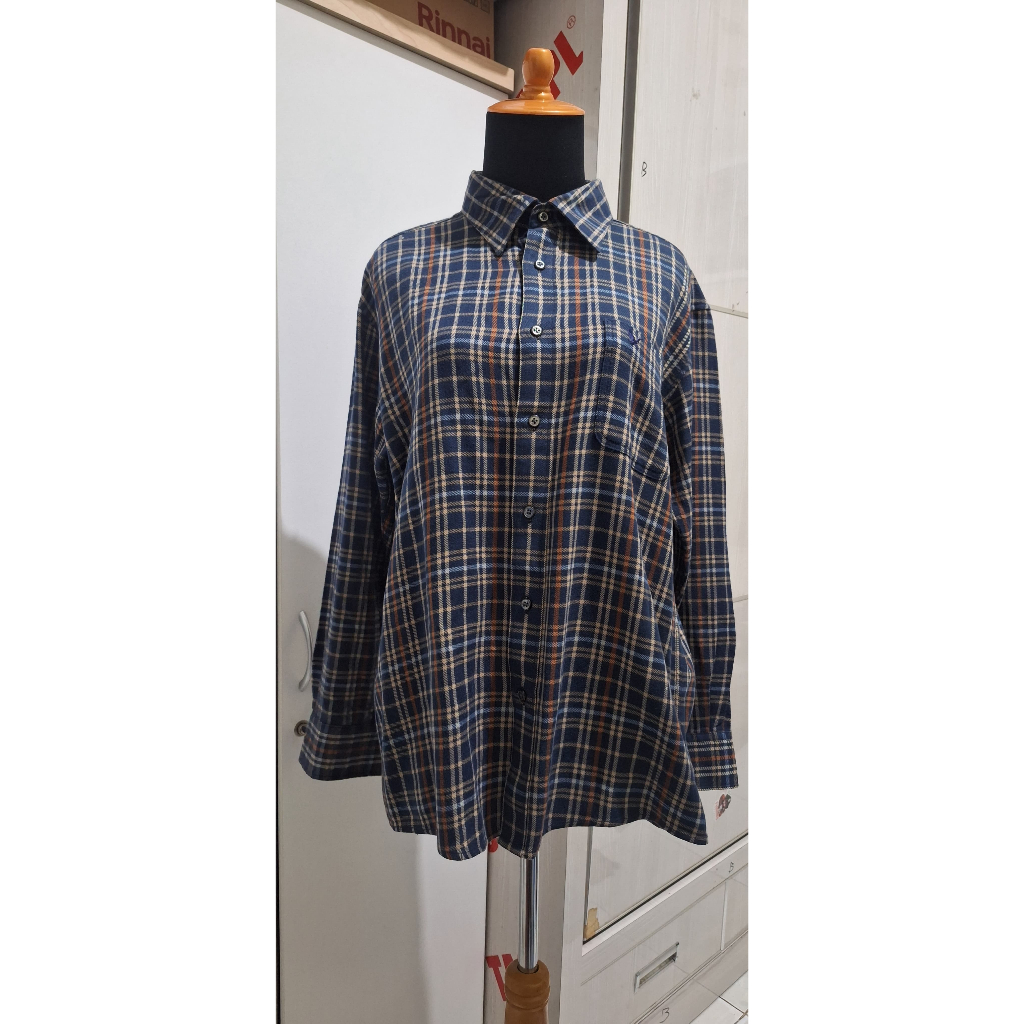 Kemeja Flanel Boston Classic Vintage