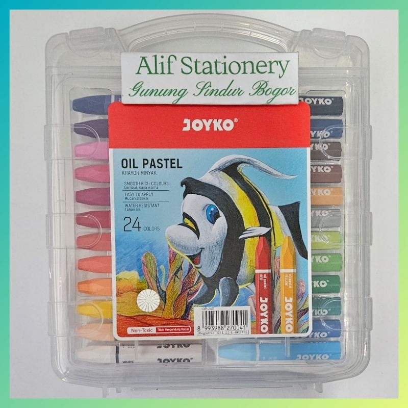 

Crayon Oil Pastel Joyko 24 Warna
