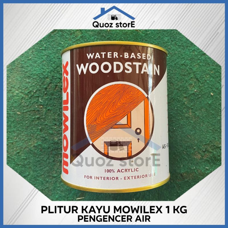 Plitur Kayu / Woodstain MOWILEX Water Base 1kg