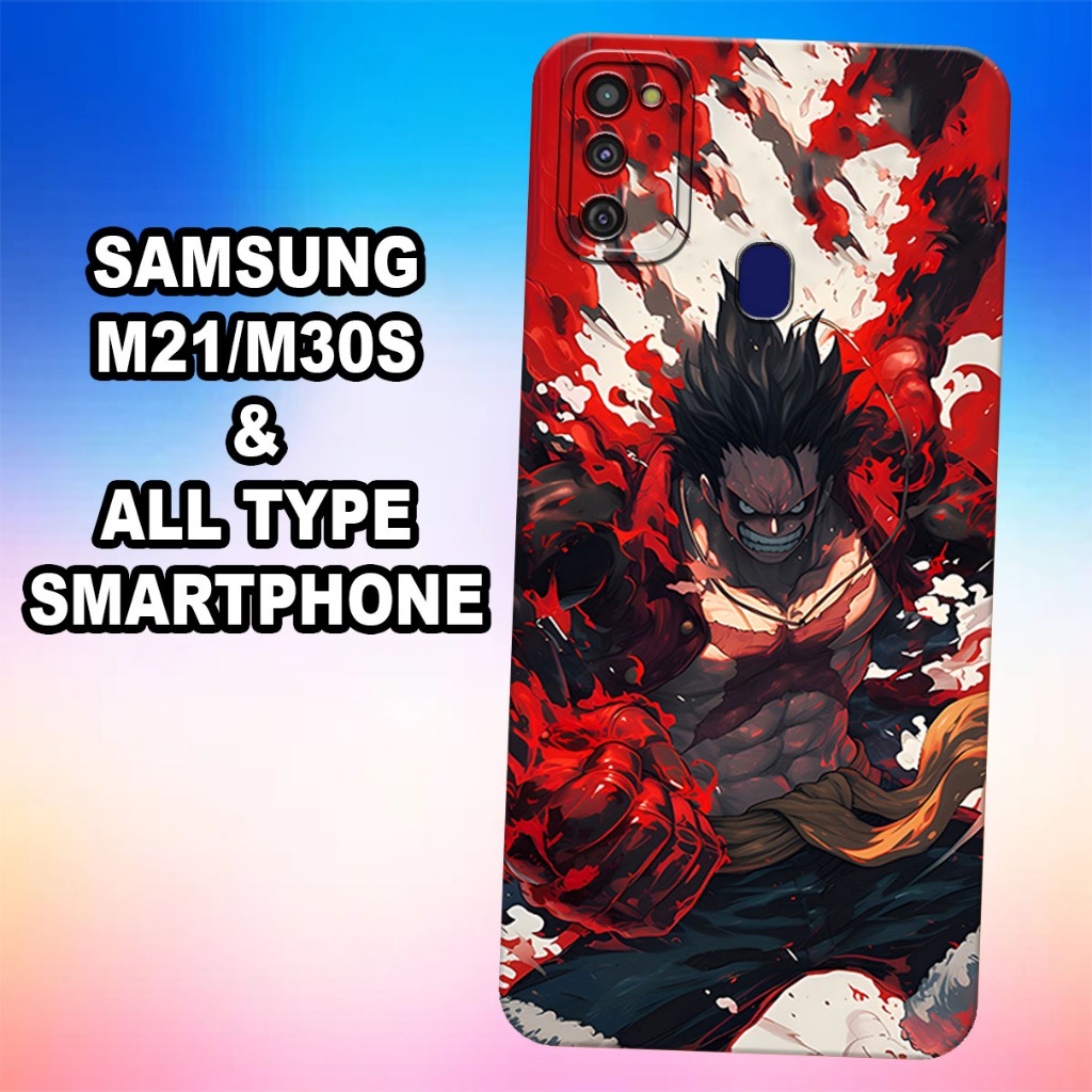 (GC2) Softcase karet Hp SAMSUNG M21/M30S | Case Motif Gambar One Piece | Case SAMSUNG M21/M30S Silik