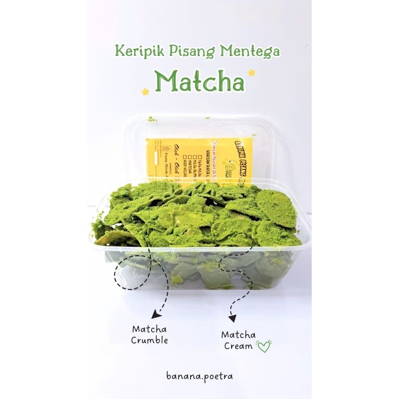 

Snack Keripik Pisang Rasa Matcha 250gram