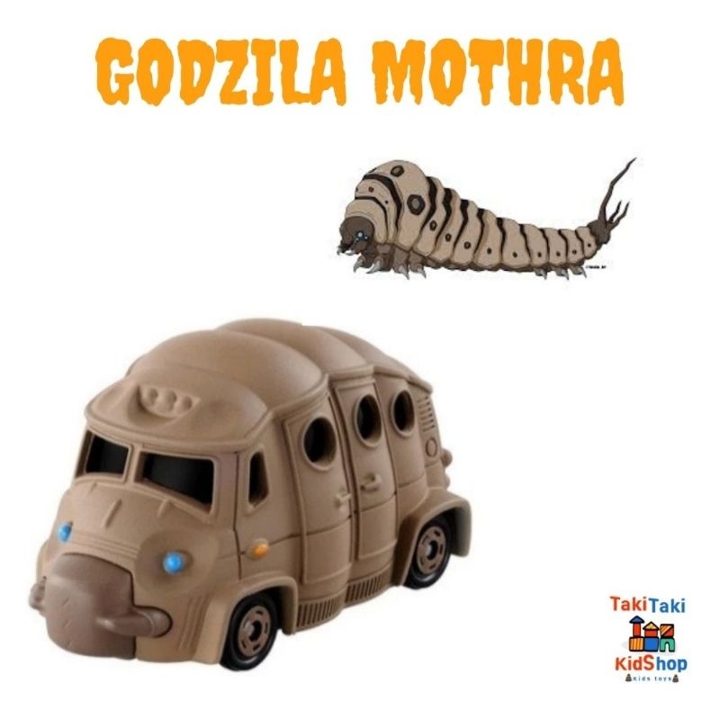 Maianan mobil Dream Tomica Godzila MOTHRA Larva,Diecast