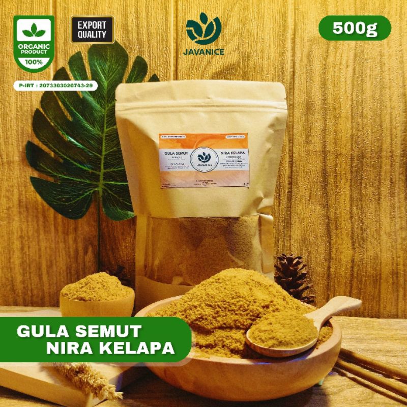 

Gula kelapa semut organik dari nira kelapa murni cocok untuk masakan dan minuman - Gula jawa > 500g