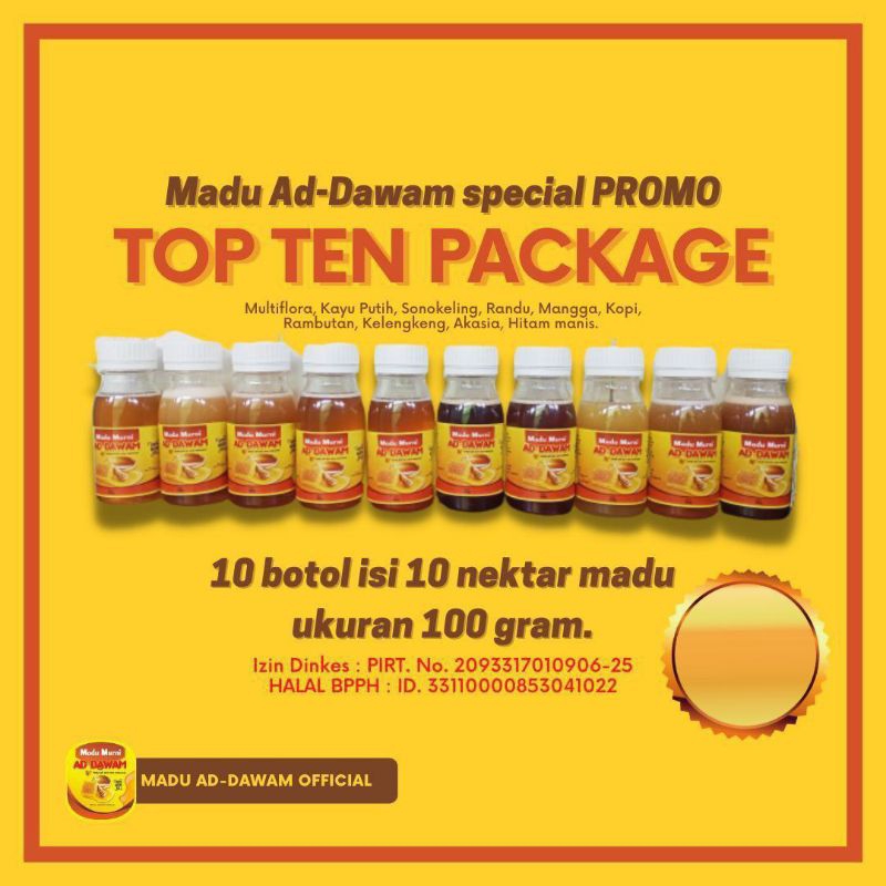 

Madu Murni 10 Macam