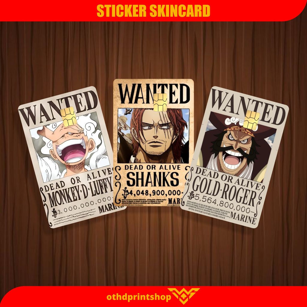 

Stiker Skin Kartu Atm Tema Onepiece Dead Or Alive Special Edition | othdart