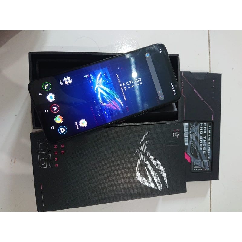 Asus Rog phone 6 ram 8/256gb second fullset original asus Indonesia